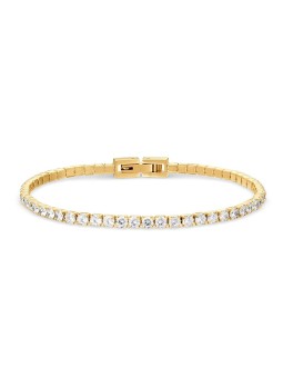 Bering Splendido bracciale placcato oro con zirconi Arctic Symphony 646-27-190 donna