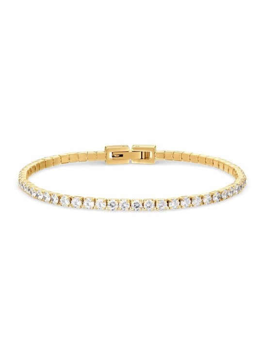 Bering Splendido bracciale placcato oro con zirconi Arctic Symphony 646-27-190 donna