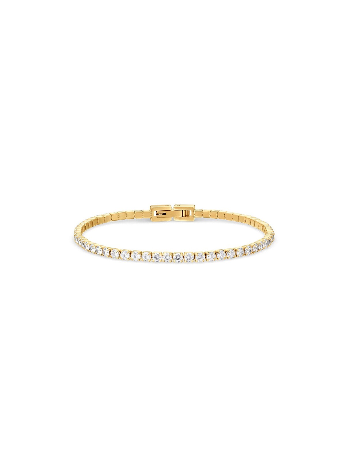 Bering Splendido bracciale placcato oro con zirconi Arctic Symphony 646-27-190 donna