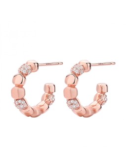 Rosato Orecchini a cerchio in bronzo con zirconi Into the blue RZIB33 donna
