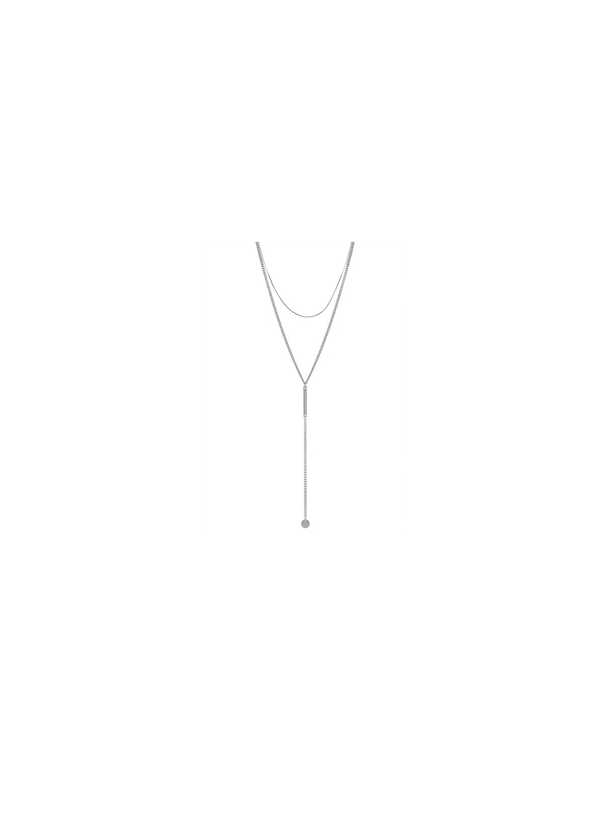 Troli Elegante collana in acciaio VGX1760S/RE donna