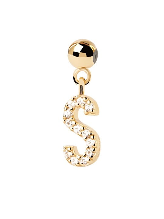 PDPAOLA Ciondolo a forma di "S" placcato oro CH01-068-U donna