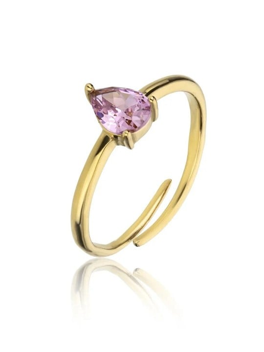 Emily Westwood Affascinante anello Presley EWR23055G placcato oro rosa donna