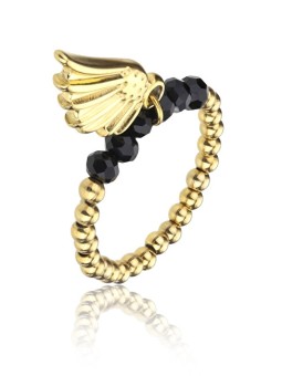 Emily Westwood Anello con ciondolo Brianna EWR23035G placcato oro donna