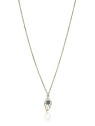 Emily Westwood Delicata collana placcata oro con ginepro turchese EWN23028G donna