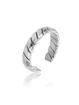 Marc Malone Anello aperto in acciaio Morgan Silver Ring MCJ.R1025 donna