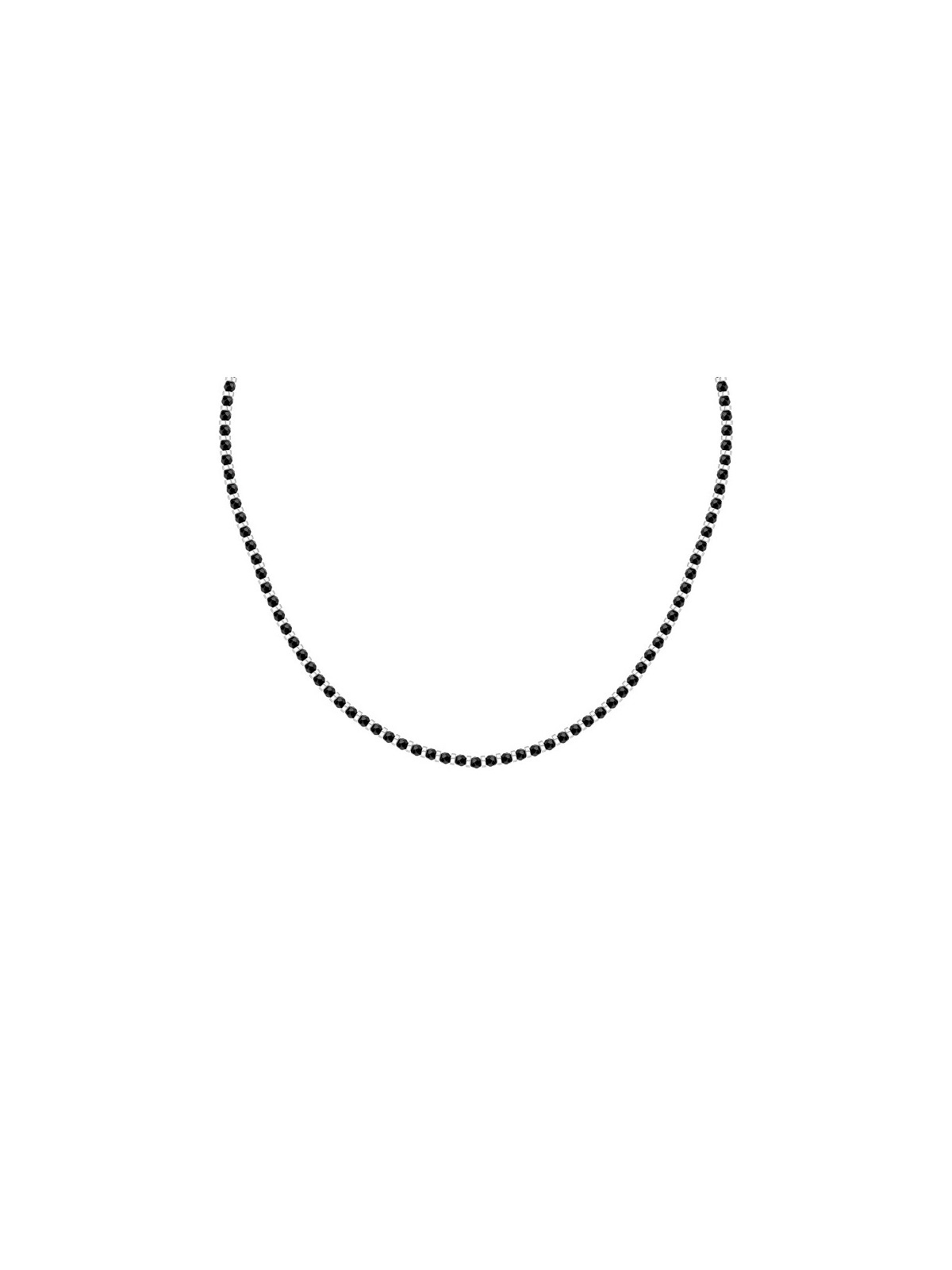 Morellato Elegante collana da uomo con perline nere Pietre S1728 uomo
