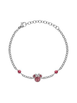 Disney Braccialetto in acciaio di Minnie Mouse di buona fattura B600589RPL-B.CS donna