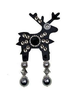 Deers Piccola pelle di cervo nera Florence donna