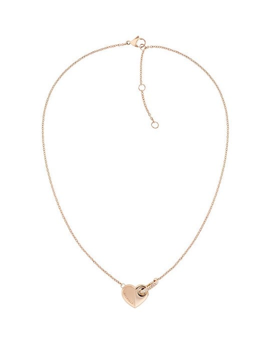 Tommy Hilfiger Elegante collana a forma di cuore in bronzo 2780879 donna
