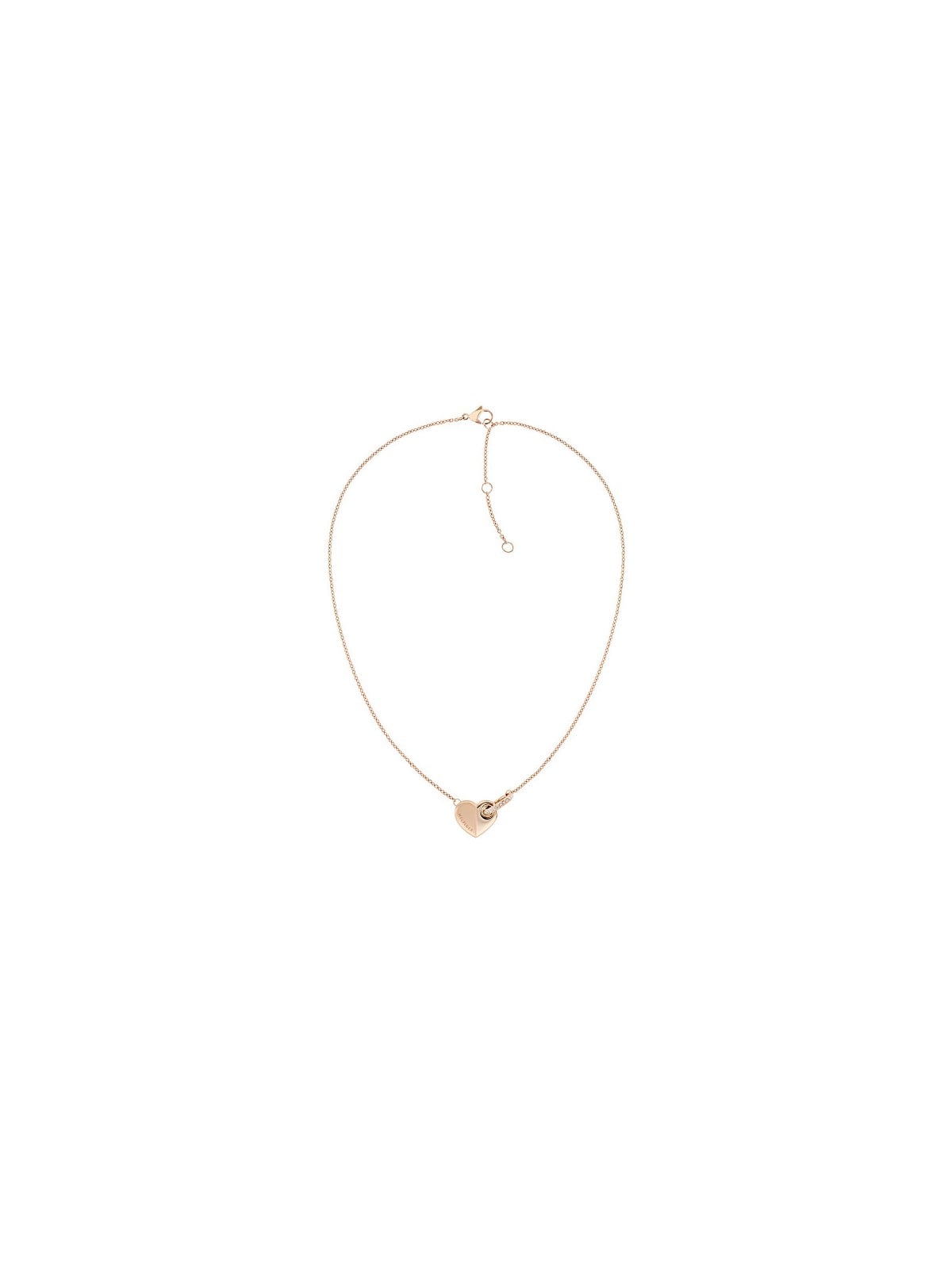 Tommy Hilfiger Elegante collana a forma di cuore in bronzo 2780879 donna