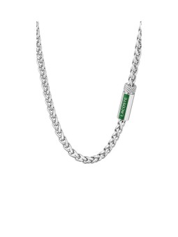 Lacoste Elegante collana in acciaio con la scritta 2040340 uomo