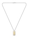 Hugo Boss Collana bicolore da uomo con insegne militari Devon 1580576 uomo
