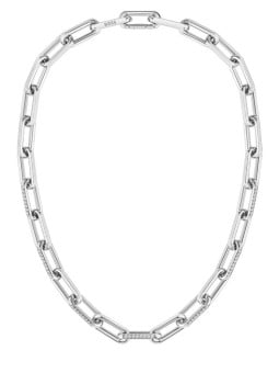 Hugo Boss Collana in acciaio imperdibile con cristalli Halia 1580578 donna