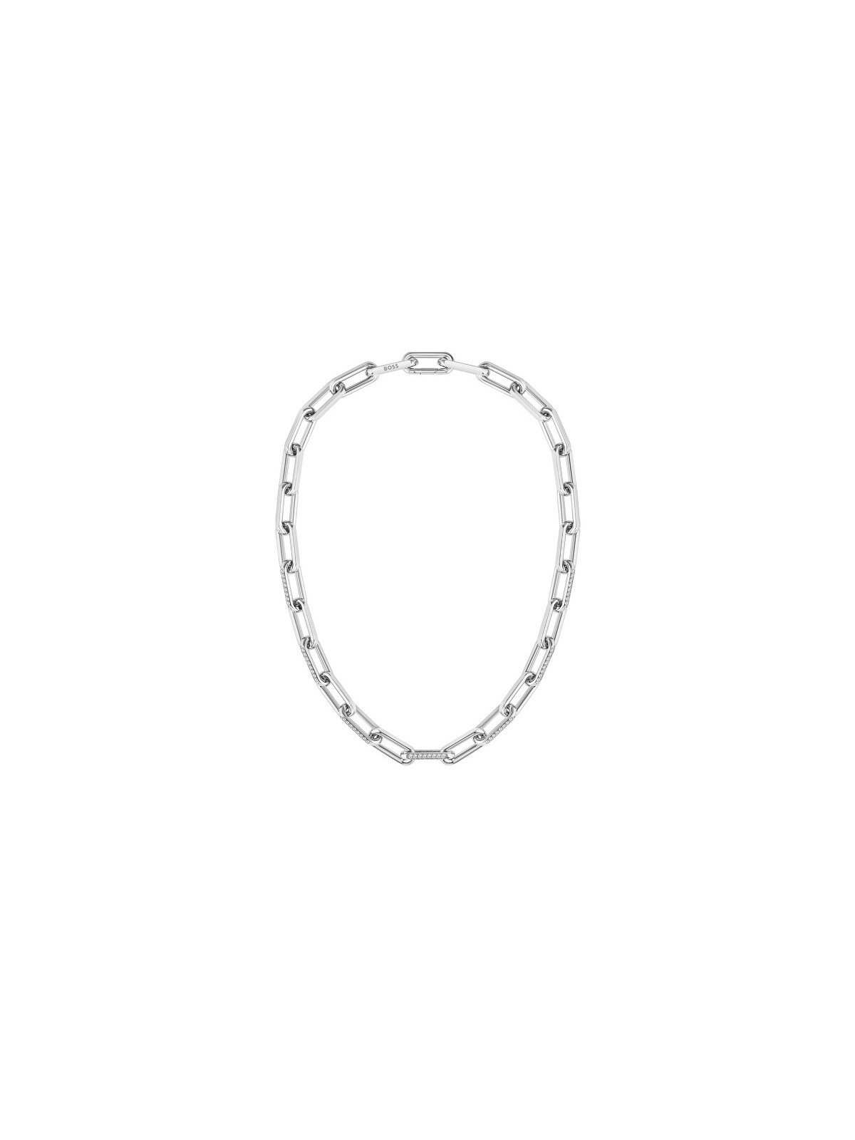 Hugo Boss Collana in acciaio imperdibile con cristalli Halia 1580578 donna