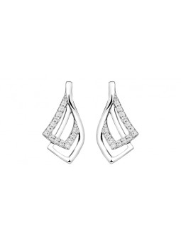 Silver Cat Eleganti orecchini con zirconi SC372 donna