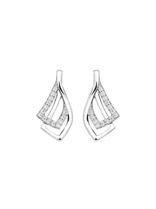 Silver Cat Eleganti orecchini con zirconi SC372 donna