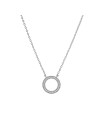 AGAIN Jewelry Collana scintillante in argento Anello AJNA0019 donna