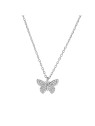 AGAIN Jewelry Collana con farfalla in argento AJNA0005 catena, ciondolo donna