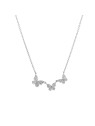 AGAIN Jewelry Delicata collana in argento con farfalle AJNA0023 donna