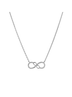 AGAIN Jewelry Collana Infinity in argento, modello AJNA0032. donna