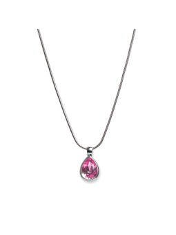 Oliver Weber Elegante collana con cristallo Swarovski rosa 11022 209 donna