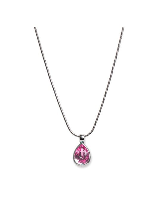 Oliver Weber Elegante collana con cristallo Swarovski rosa 11022 209 donna