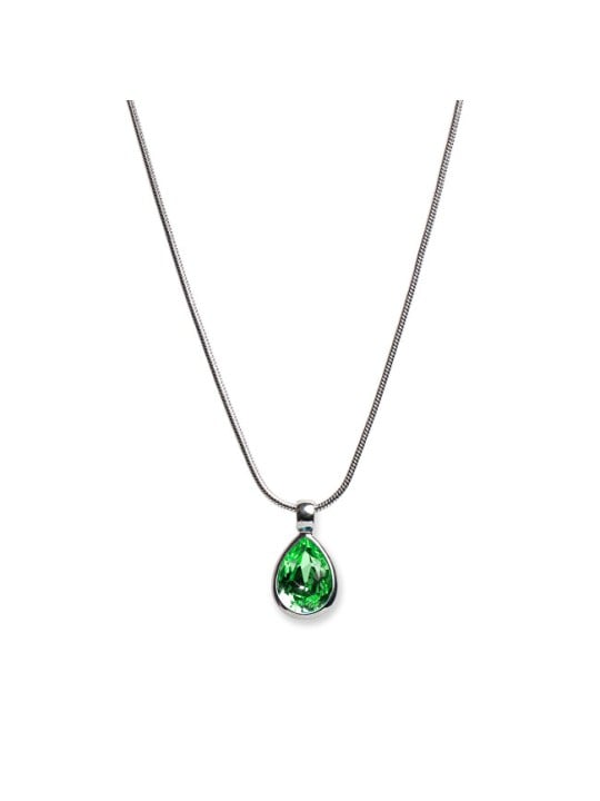 Oliver Weber Elegante collana con cristallo Swarovski verde 11022 214 donna