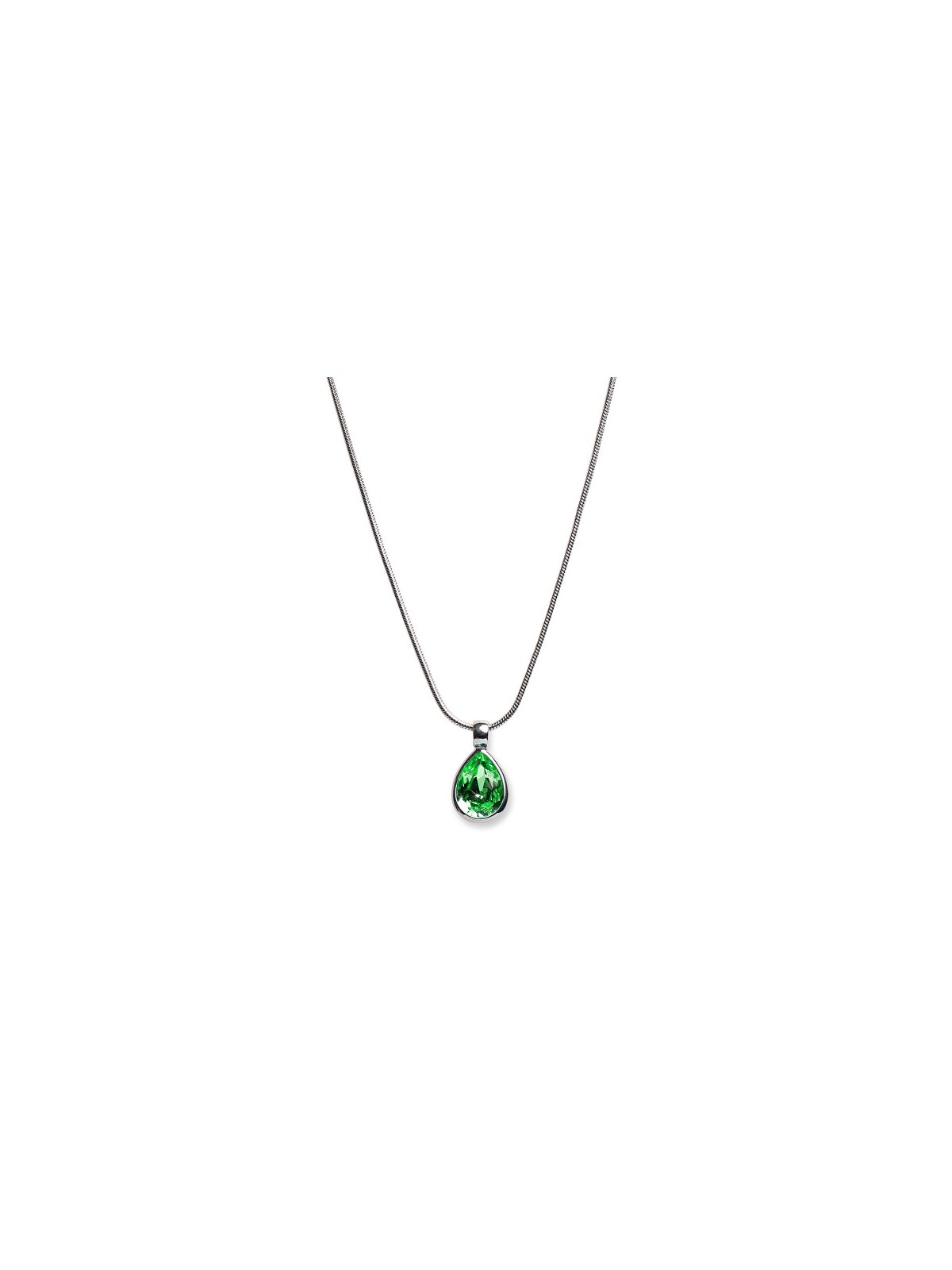 Oliver Weber Elegante collana con cristallo Swarovski verde 11022 214 donna