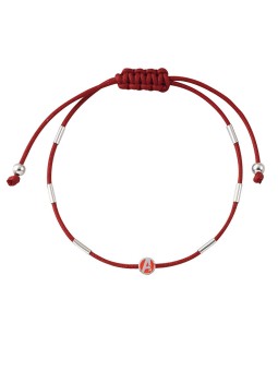 Disney Braccialetto in tessuto rosso Avengers Marvel BS00069RNRL.CS bambino