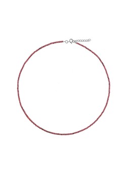 AGAIN Jewelry Collana di perle di granato AJKNA007 donna