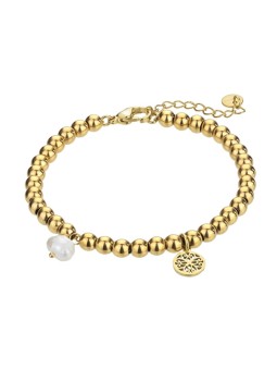 Marc Malone Bracciale con perline placcato oro Layla Gold Bracelet MCB23015G donna