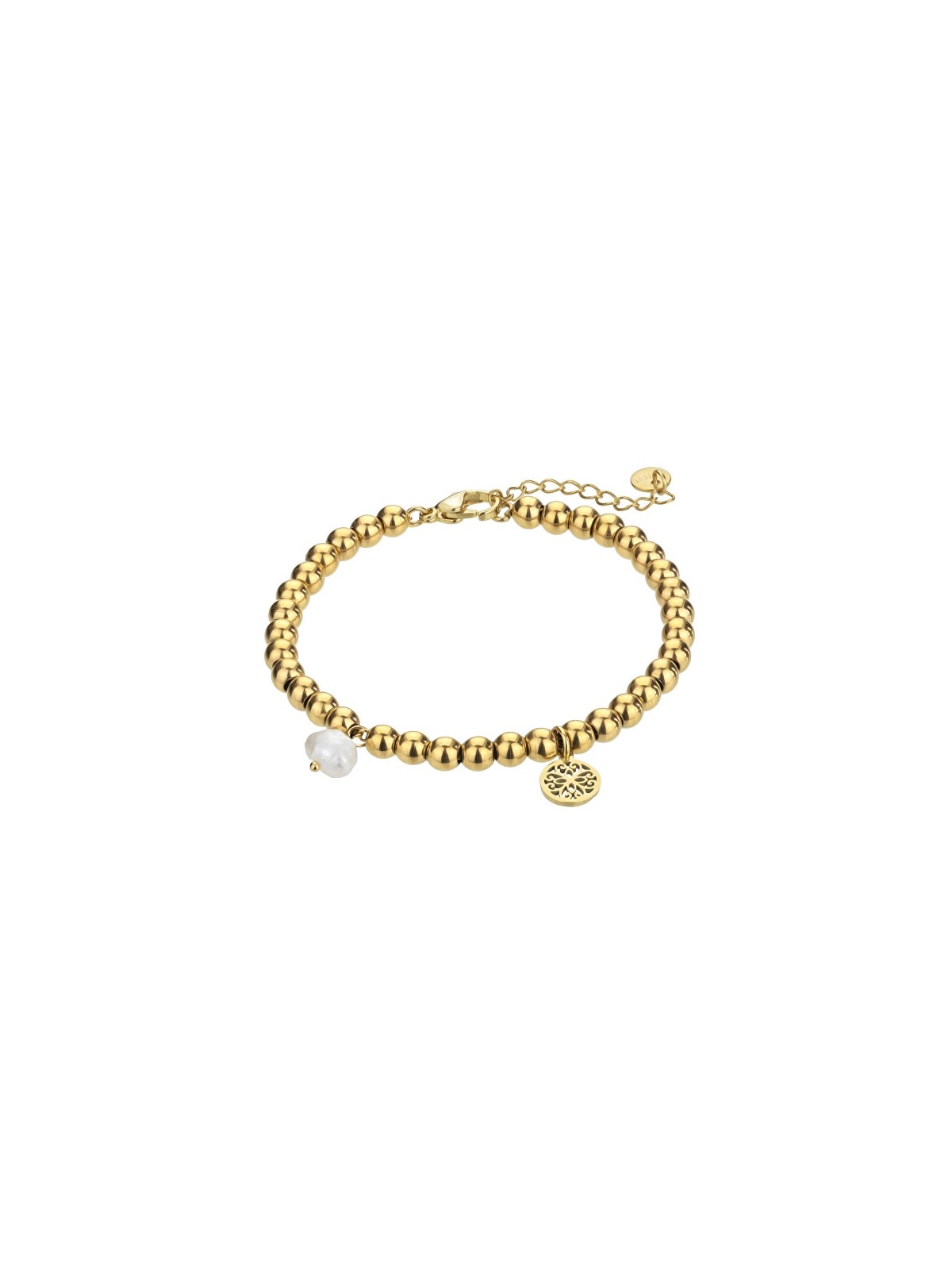 Marc Malone Bracciale con perline placcato oro Layla Gold Bracelet MCB23015G donna