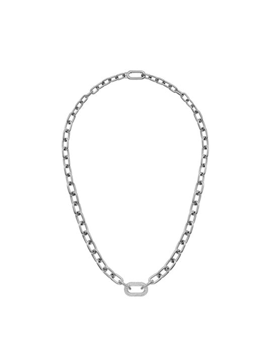 Daniel Wellington Collana di lusso in acciaio con cristalli Crystal Link DW00400607 donna