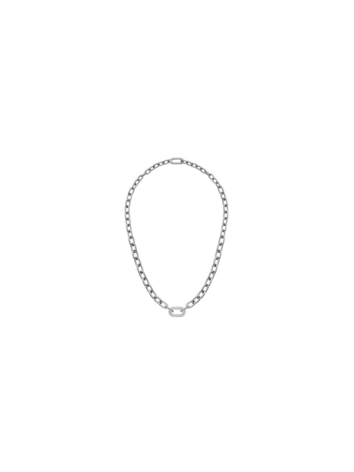 Daniel Wellington Collana di lusso in acciaio con cristalli Crystal Link DW00400607 donna