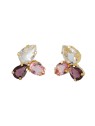 Victoria Cruz Splendidi orecchini placcati in oro con cristalli Glory A4902-26DT donna