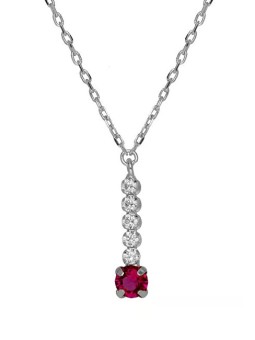 Victoria Cruz Elegante collana in argento con cristalli Shine A4668-21HG donna