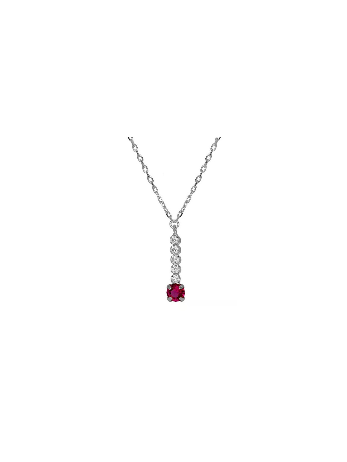 Victoria Cruz Elegante collana in argento con cristalli Shine A4668-21HG donna
