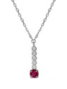 Victoria Cruz Elegante collana in argento con cristalli Shine A4668-21HG donna