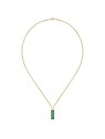 Lacoste Collana moderna in acciaio placcato oro 2040325 uomo