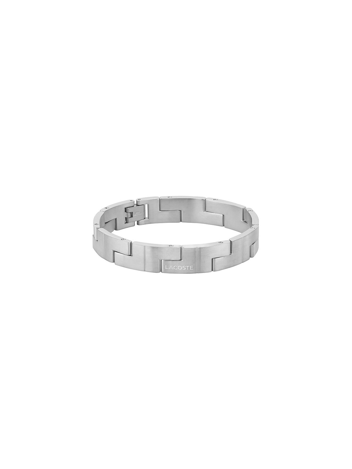 Lacoste Bracciale da uomo in acciaio alla moda 2040155 uomo