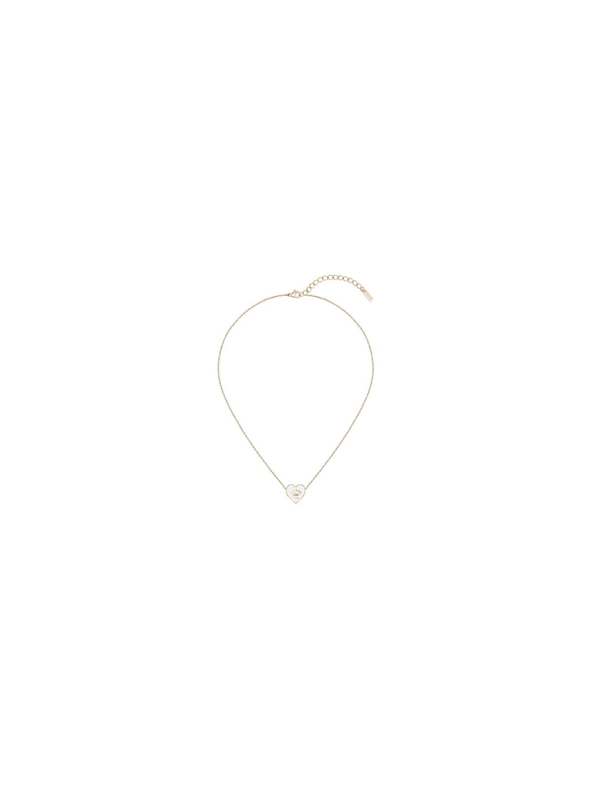 Lacoste Elegante collana a cuore in oro rosa 2040395 donna