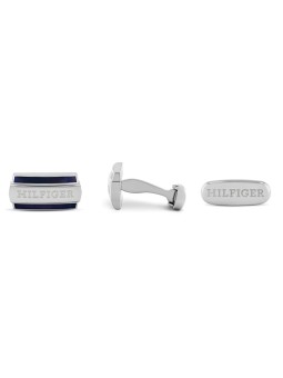 Tommy Hilfiger Eleganti gemelli in acciaio 2790603 uomo