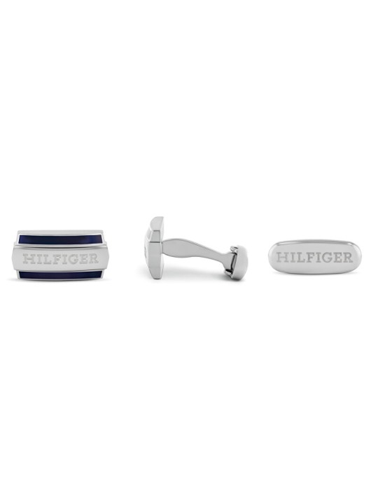 Tommy Hilfiger Eleganti gemelli in acciaio 2790603 uomo
