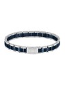 Hugo Boss Elegante bracciale bicolore da uomo con maglie in metallo, modello Essentials 1580664 uomo