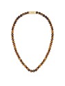 Hugo Boss Collana con perline occhio di tigre 1580663 uomo