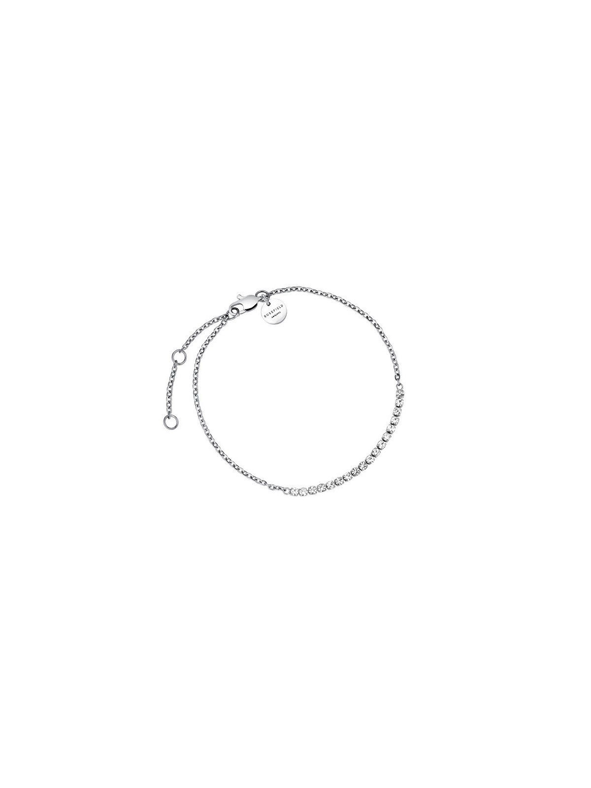Rosefield Affascinante bracciale in acciaio con cristalli Tennis JBTCS-J910 donna