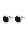 Brosway Gemelli in acciaio con inchiostro in onice nera BIK132 uomo
