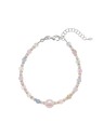 Alisia Incantevole bracciale con perle e morganite AL3817-Argento donna