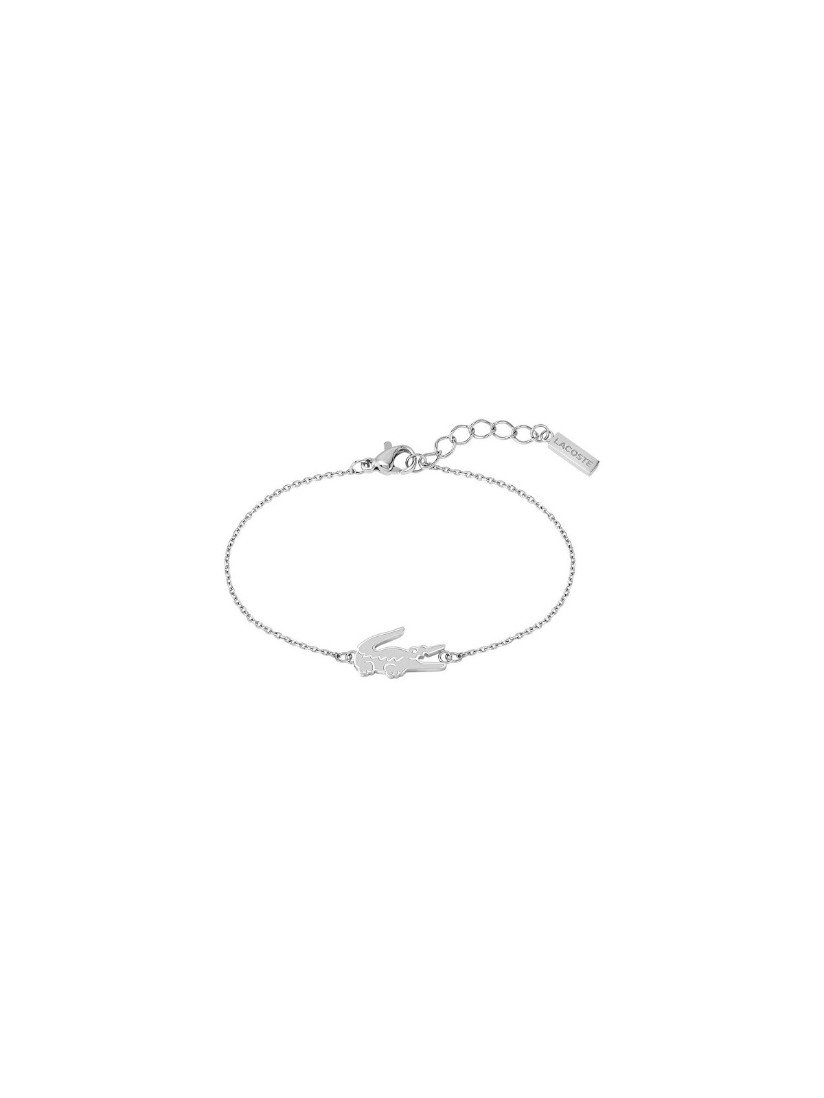 Lacoste Elegante bracciale in acciaio da donna modello coccodrillo 2040046 donna